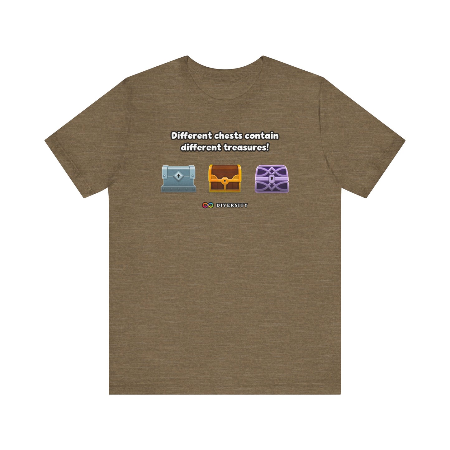 Different Chests Contain Different Treasures! Autism Graphic Tee