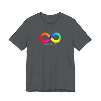 Rainbow Infinity Symbol - Inclusion Unisex Graphic Tee