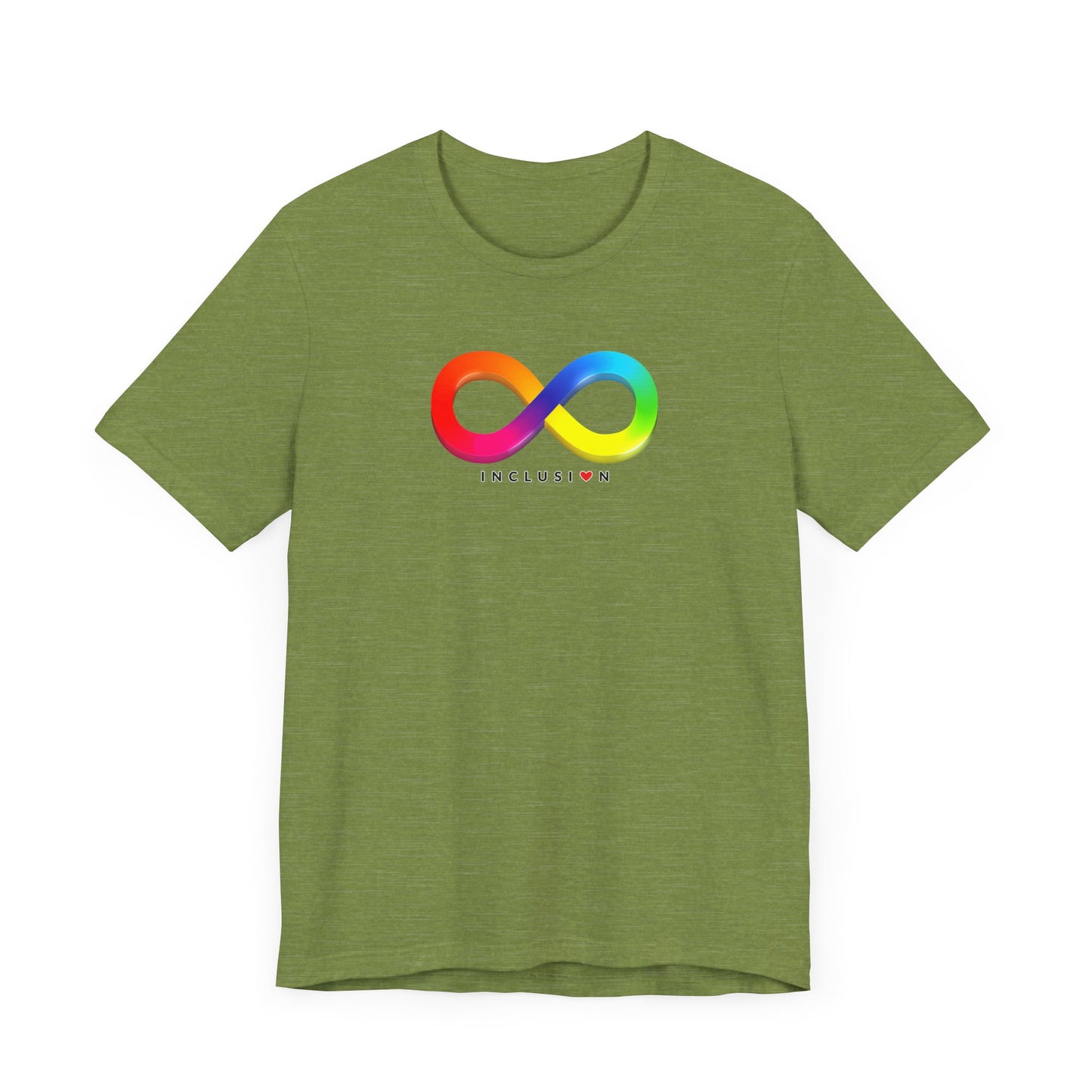 Rainbow Infinity Symbol - Inclusion Unisex Graphic Tee