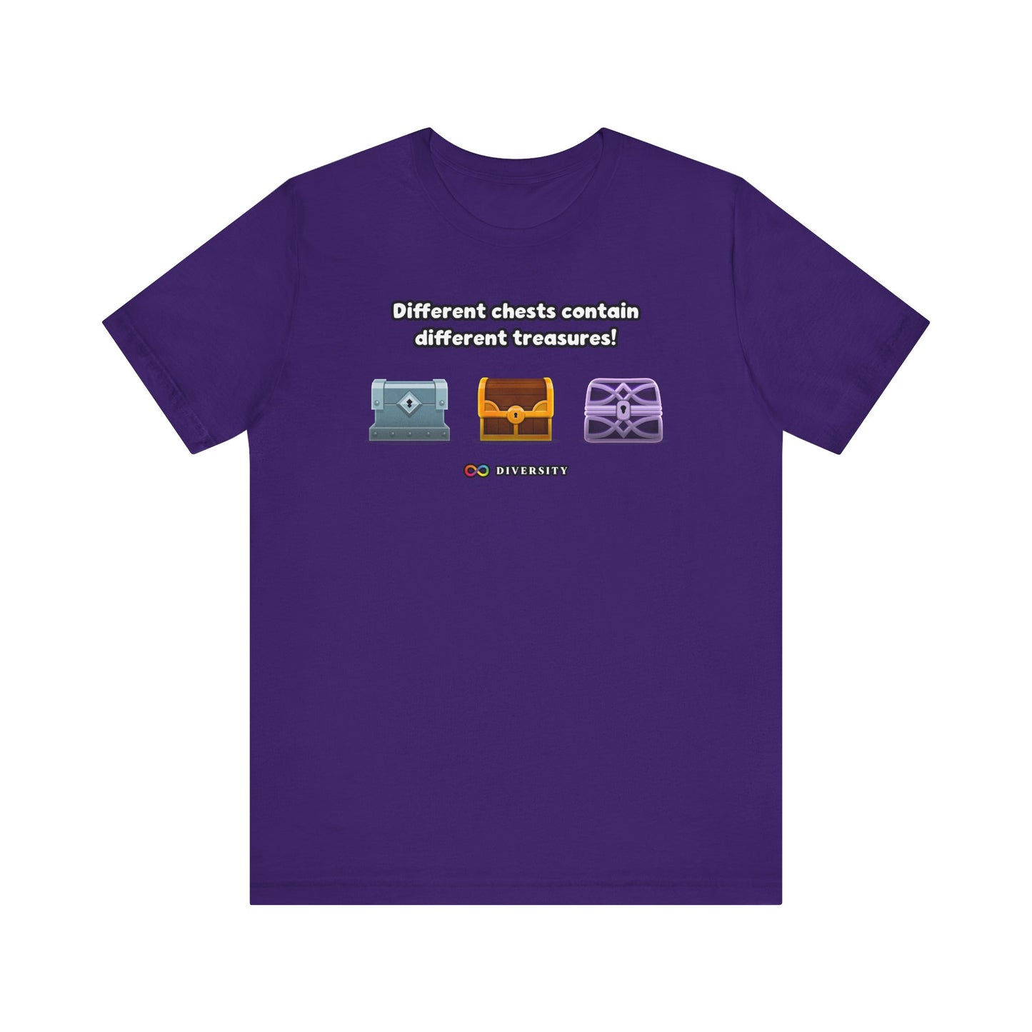 Different Chests Contain Different Treasures! Autism Graphic Tee