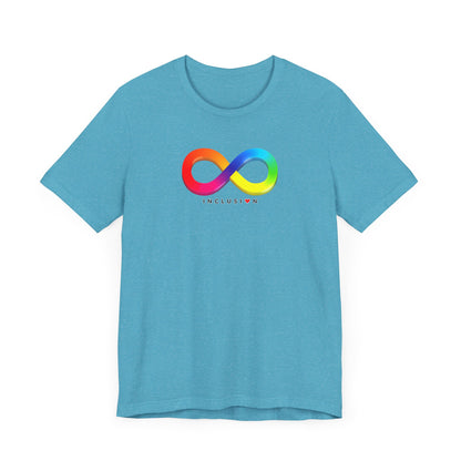 Rainbow Infinity Symbol - Inclusion Unisex Graphic Tee