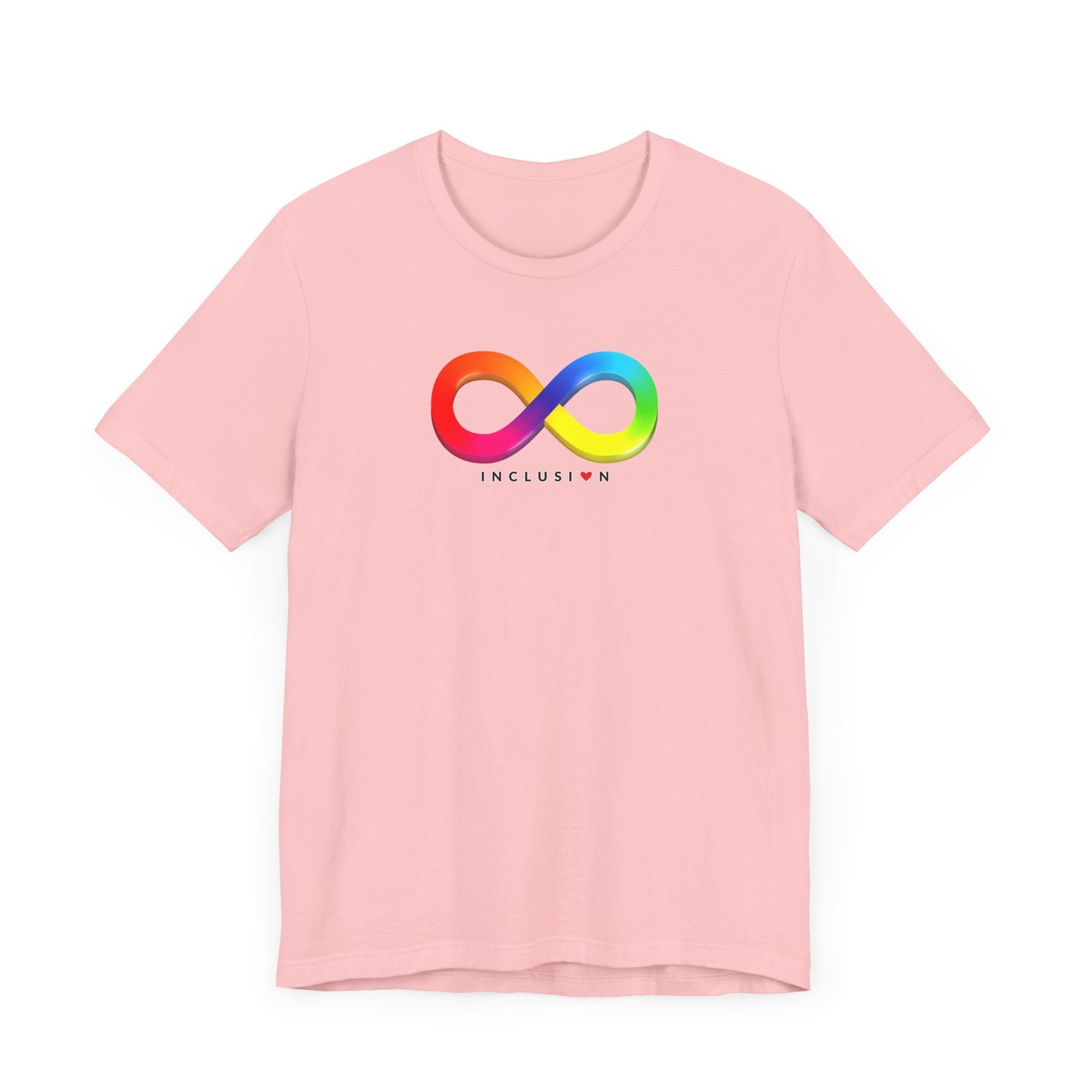 Rainbow Infinity Symbol - Inclusion Unisex Graphic Tee